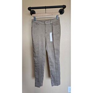 Stefanel brown trouser pants women's size 4 (new)